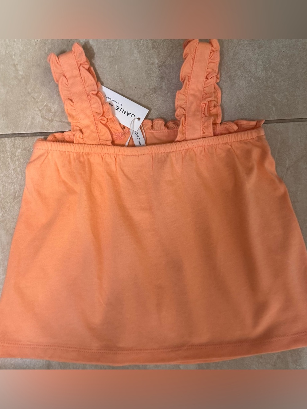 Janie and Jack Ruffle Metallic Trim Top - Picture 6 of 10